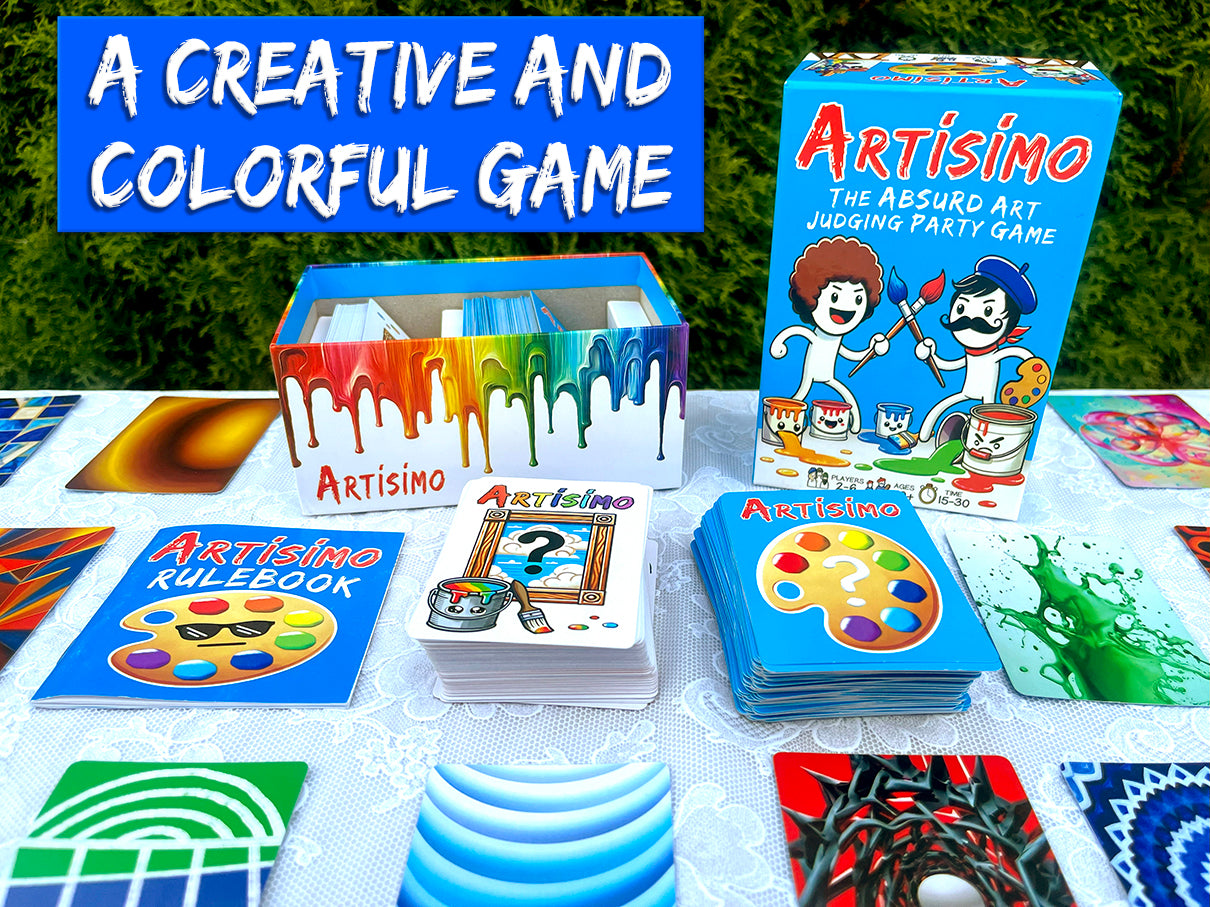 Artisimo party game contents picture